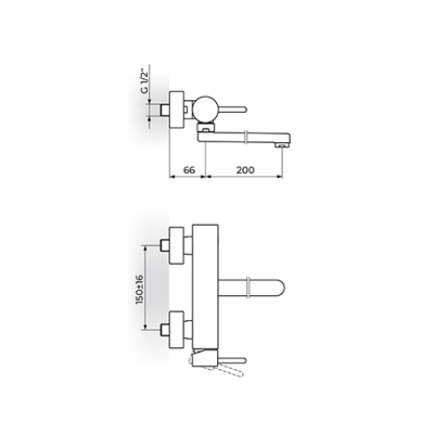 Baterija Za Sudoperu Lavabo Rosan Dark JD321020