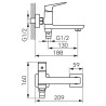 Baterija za kadu Ferro Vitto Verdeline BVI1RVL