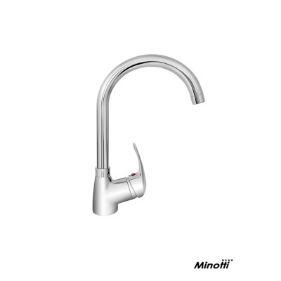 Stojeća baterija za sudoperu Minotti Standard 8888 namenjena je za električni prelivni bojler