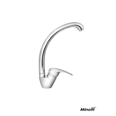 Stojeća baterija za sudoperu Minotti Standard 8887 je namenjena za električni prelivni bojler