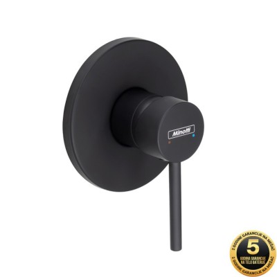 Minotti Tubo Dark Elegance 6100B ugradna baterija za tuš kadu bez prebacivača