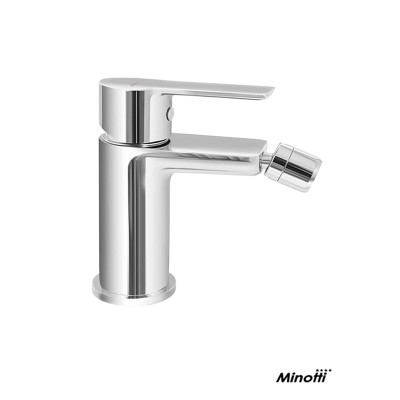 Jednoručna higijenska baterija za bide Minotti Stela 2116 dolazi u kompletu sa brinoks crevima, pop up filterom i fiksatorom