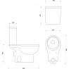 Monoblok ECO baltik sa wc daskom ECO002