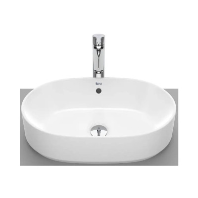 Nadgradni umivaonik Roca GAP ovalnog oblika dimenzija 550x390 Umivaonik je namenjen za ugradnju na radnu ploču