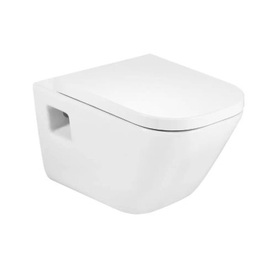 Konzolna WC šolja Roca GAP sa horizontalnom (baltik) konekcijom WC šolja je napravljena od najfinije sanitarne keramike