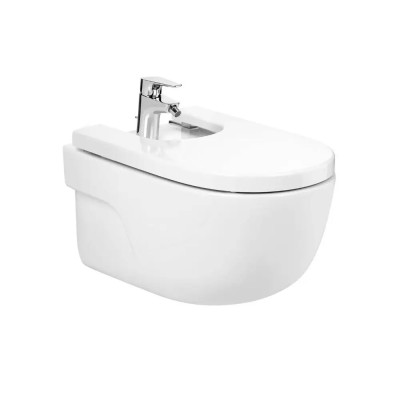 Konzolni bide Roca Meridian je napravljen od najfinije sanitarne keramike. Bide dimenzija 360x560x300mm