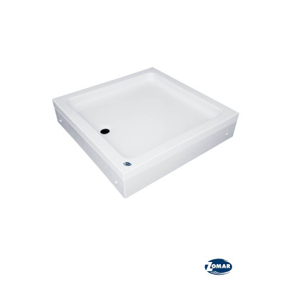 Akrilna tuš kada sa metalnom podkonstrukcijom i akrilnom oblogom Drina 80x80 domaćeg proizvođača Zomar