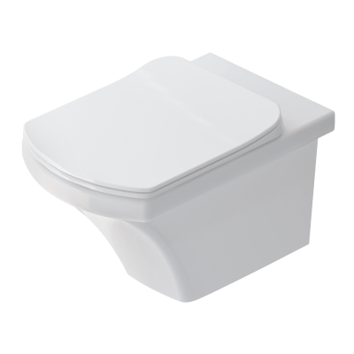 Konzolna WC šolja bez daske Idevit Vega. WC šolja unikatnog i modernog dizajna izrađena od najkvalitetnije sanitarne keramike