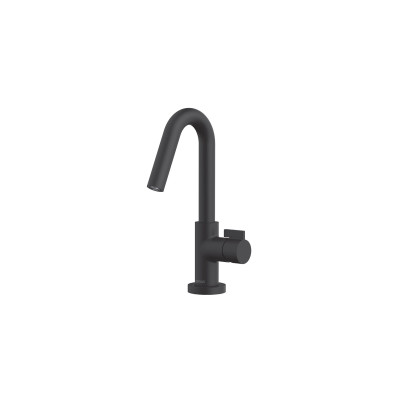 Jednoručna baterija za lavabo sa labud lulom Rosan Stolz S3 Black 330201B elegantne i moderne mat crne završne obrade