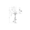 Baterija za lavabo Rosan Stolz S4 430101