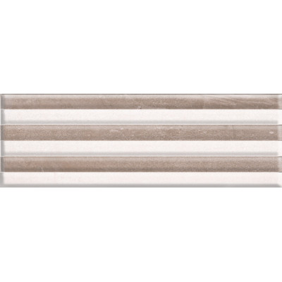 Zidne keramičke pločice za kuhinju i kupatilo Ocean relieve strip beige 20x60cm španskog brenda Super Ceramica