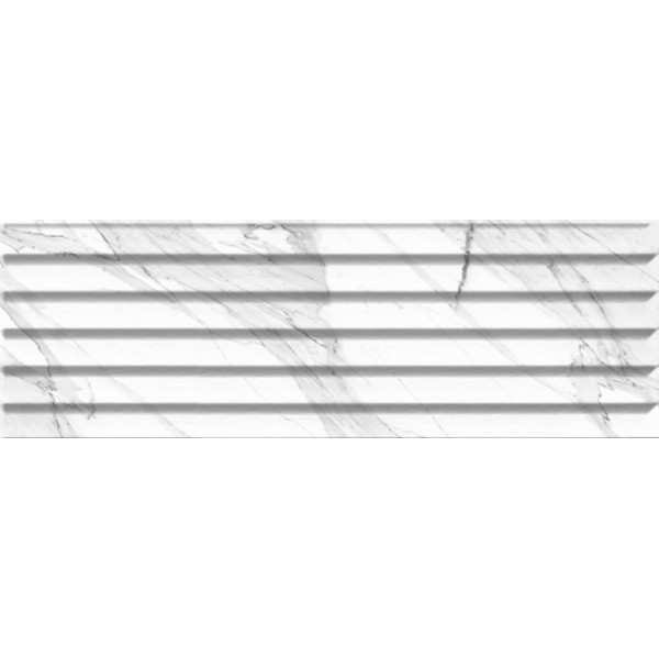 Zidne pločice Carrara relieve stripe blanco 20x60