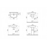 Lavabo VITRA S20 60x46