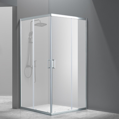 Četvrtasta tuš kabina NEPTUN II je dostupna u dve dimenzije, 80x80cm i 90x90cm i visine 190cm.