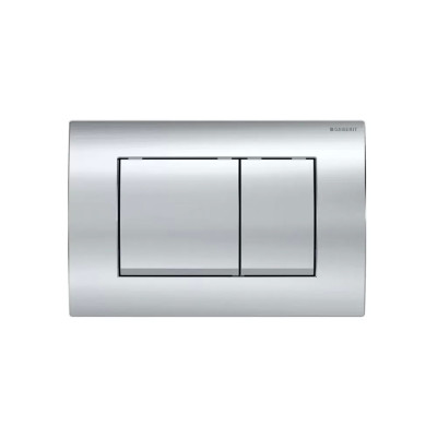 Tipka za Geberit ugradni vodokotlić sa dvokoličinskim ispiranjem Geberit Delta30 115.137.21.1 sjajne hrom boje