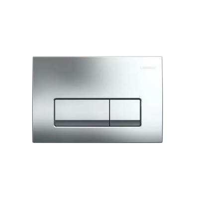 Tipka za Geberit ugradni vodokotlić sa dvokoličinskim ispiranjem Delta50 115.119.21.1 u sjajnoj hrom boji.