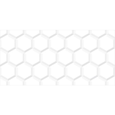 Zidne keramičke pločice za kuhinju sa modernim dizajnom čisto bele boje POLEN White 30x60 turskog proizvođača Anka Seramik.