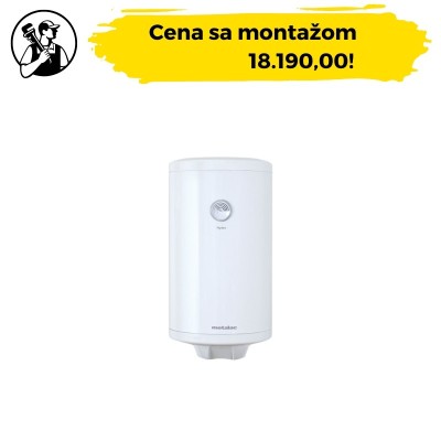 Metalac Hydra EZV bojler za kupatilo sa kazanom zapremine 50 litara koji je napravljen od emajliranog čelika