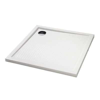 Tuš kada Huppe Purano je izrađena od livenog mermera i dostupna u više dimenzija, 80x80cm i 90x90cm