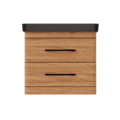 Kupatilski ormarić sa umivaonikom Pino Art Luxor Black je izrađen od kvalitetnog medijapana