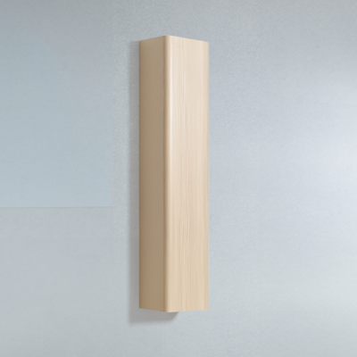 Kupatilski zidni ormarić vertikala Pino Art Soft Wood. Ormarić je izrađen od kvalitetnog medijapana u prirodnoj boji drveta