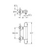 Termostatska baterija za tuš kadu Grohe Grohtherm 1000 34814003