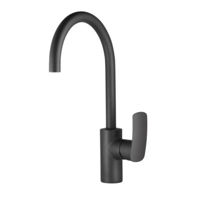 Herz Elite 00101B jednoručna baterija za sudoperu izrađena od čistog mesinga u mat crnoj boji