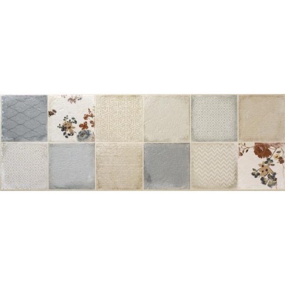 Lisboa Decor Mix 30x90cm su zidne keramičke pločice dekorativnog dizajna sa cvetnim motivima.