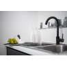 Baterija za sudoperu sa 3 creva Minotti Tubo Dark Elegance