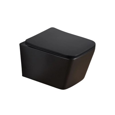 Minotti PIANO MWH400MB konzolna WC šolja mat crne boje sa rimless tehnologijom