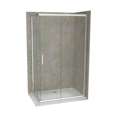 Stakleni paravan COPEN ATLAS PRO sa providnim staklom debljine 6 mm i aluminijumskim ramom