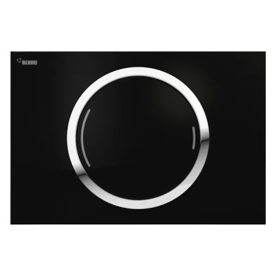 Tipka za vodokotlić REHAU ZERO sjajno crna boja