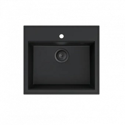 Granitna sudopera MILO RETTO 56x51 lava stone - usadna sudopera sa rupom za bateriju