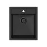 Granitna sudopera MILO ALPHA 43,5x51,5 - Lava stone (mat crna) boja