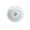 Jednodelna okrugla sudopera MILO ESSENCE fi51 - Magnesia white (bela) boja