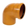 Koleno PVC za kanalizaciju fi400 Peštan - pod uglovima od 45° i 87,5°.