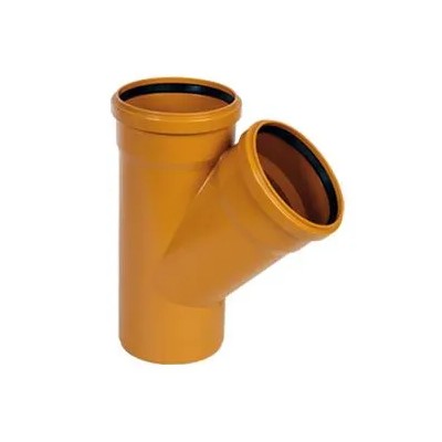 Kosa račva PVC za kanalizaciju 200/160/45 - kosa račva za uličnu kanalizaciju
