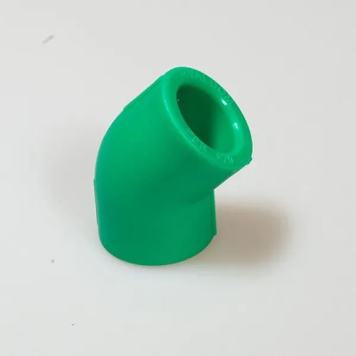 PP-R koleno za rad pod visokim pritiskom za vodovodne sisteme VALDOM - 45° u dimenzijama fi20 do fi63