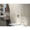Granitne pločice velikog formata Toros Beige 60x120 - u kupatilskom ambijentu