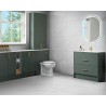 Granitne pločice velikog formata Malibu White 60x120 cm - u kupatilskom ambijentu Granitne pločice velikog formata Malibu White 60x120 cm - u kupatilskom ambijentu