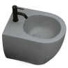 Konzolni bide AXA GLOMP moderne mat sive boje