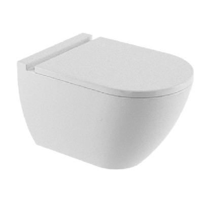 Konzolna WC šolja Newarc Modern sa softclose WC daskom bele boje