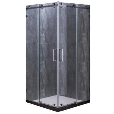 Četvrtasta tuš kabina Hydrofit ROYA sa nano glass kaljenim staklom debljine 8 mm. Dimenzije kabine 80x80 i 90x90 cm.