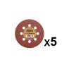 Paket 5 brusnih papira različitih granulacija SUPER INGCO RS3216