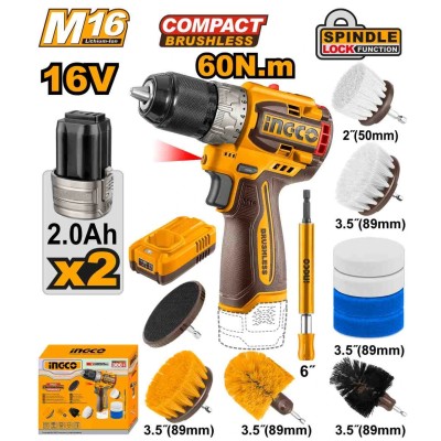 Akumulatorska udarna bušilica SUPER INGCO COSLI240786E sa maksimalnim momentom od 60NM