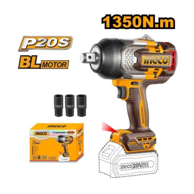 Akumulatorski udarni odvijač SOLO SUPER INGCO CIWLI201351 sa obrtnim momentom do 1350 Nm