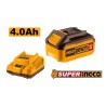 Baterija 4.0 Ah i punjač za ugaonu brusilicu SUPER INGCO CAGLI2111561
