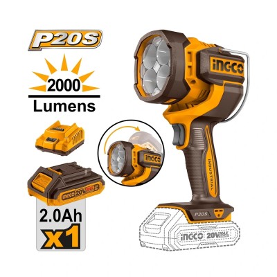 Akumulatorska radna lampa SUPER INGCO CWLI20881 sa baterijom i punjačem