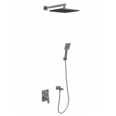 Ugradna baterija za tuš kadu sa tuš setom i izlivom Minotti QUADRA NEW 15S02 hrom