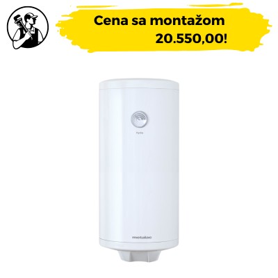 Bojler za kupatilo Metalac Hydra EZV sa kazanom zapremine od 80 litara koji je napravljen od emajliranog čelika